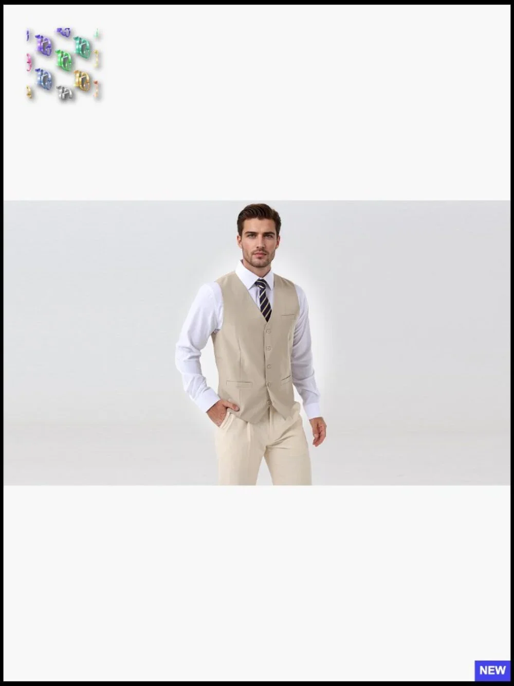 Classic Slim Fit Dress Vest Formal Wedding Prom Tuxedo Suit Vest